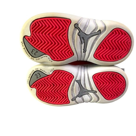 Nike Air Jordan 12 XII Retro Sneaker Pink Grey Toddler Baby Kid 6C 819666 060 - Picture 7 of 9